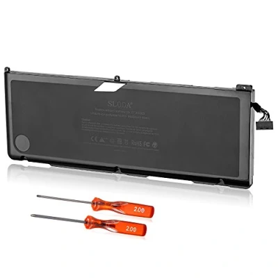 Abbildung von SLODA Laptop Ersatzakku für Apple MacBook Pro 17&quot; Core i7 A1297 (nur 2011er Version) A1383 020 7149 A A10 Notebook (Li Polymer 10.95 V 8700 mAh)