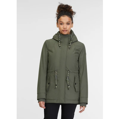 Abbildung von Ragwear Monadis WARM Wintermantel, Damen, Größe: Medium, Dark olive