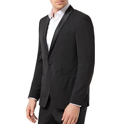 Abbildung von Pierre Cardin Herren 42253 810 14001 2000 Blazer, schwarz, 52