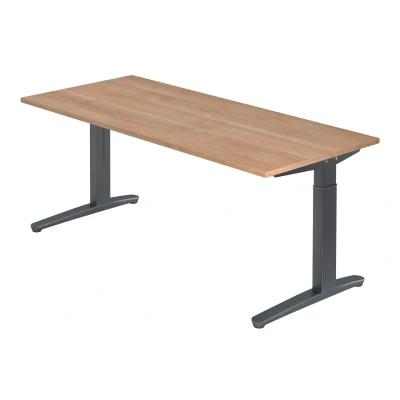 Abbildung von Hammerbacher Schreibtisch XB19 Nussbaum/Graphit
