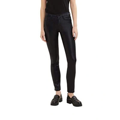 Abbildung von TOM Tailor Alexa SLIM Stoffhose, Damen, Größe: 34x32, Deep black