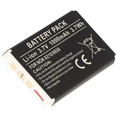 Abbildung von Akku kompatibel mit Nokia 8210, 8850, Li Ion, 3,7V, 1000mAh, 3,7Wh