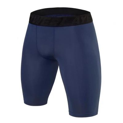 Abbildung von PowerLayer Jungen Kompressionsshorts, Schnelltrocknendes Baselayer Unterhose Tights Kurz Hose Laufunterwäsche Dunkelblau, 8 10 Jahre