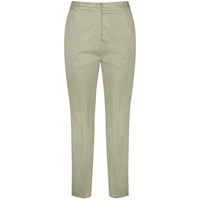 Abbildung von Gerry Weber Damen Schmale 7/8 Hose unifarben Länge Sage 34