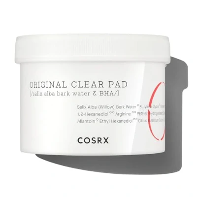 Abbildung von COSRX One Step Original Clear Pad 70 Pads Exfoliating Peeling Toner Wattepads mit BHA für Resurfacing Exfoliate Verkleinern Poren Blackheads Mitessern
