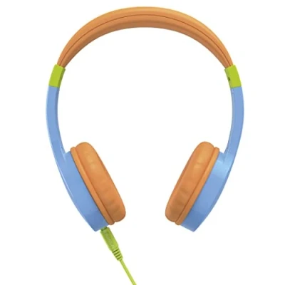 Abbildung von Hama Kinderkopfhörer mit Kabel (85 dB Lautstärkebegrenzung, On Ear) Kinder Kopfhörer (Sprachsteuerung, Größenverstellbar, Integriertes Mikrofon, Siri und Google Assistant)