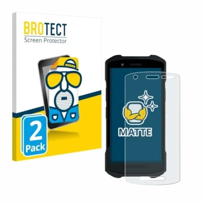 Abbildung von BROTECT Entspiegelungs Schutzfolie für Zebra TC21/ TC26 (2 Stück) Matte Displayschutz Folie, Anti Reflex, Fingerprint