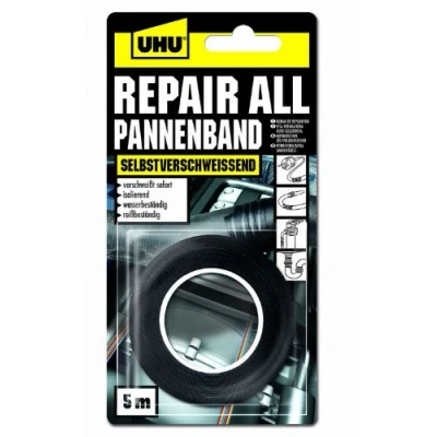 Abbildung von UHU Repair All Pannenband, …, schwarz, 5 m x 19 mm