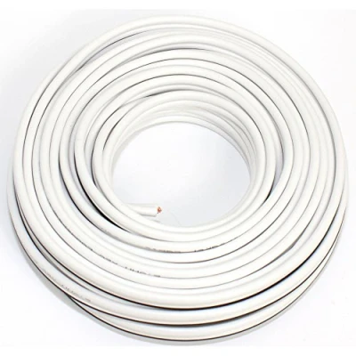 Abbildung von Lautsprecherkabel 2x2,50mm2 10m weiss CCA Audiokabel Boxenkabel