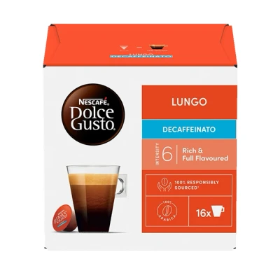 Abbildung von NESCAFÉ Dolce Gusto Lungo Decaff Kaffeekapseln, 16 Kapseln (16 Portionen)
