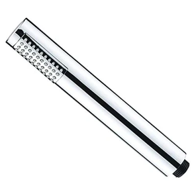 Abbildung von Sanixa Handbrause Duschkopf silber Duschbrause Brause Dusche Brausekopf, Design Stabbrause 1 Strahlart ABS verchromt Antikalk Düsen