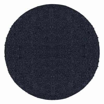 Abbildung von Carpetsale24 Shaggy Hochflor Teppich Wohnzimmer 200 cm Rund Marineblau Modern Flauschiger Extra Weich, Pflegeleicht und Einfarbig Ideal als für Schlafzimmer, Esszimmer Küche