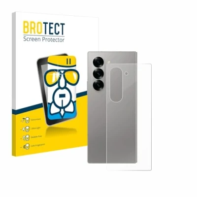 Abbildung von BROTECT Schutzglas für Samsung Galaxy Z Fold 6 5G (Rückseite) Schutzfolie Panzer Folie Glas [Extrem Kratzfest 9H, Anti Fingerprint,