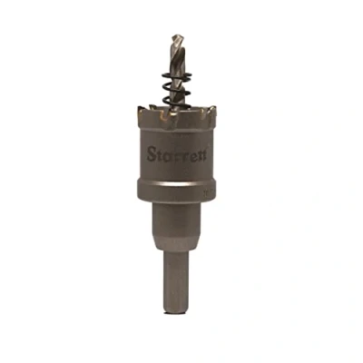 Abbildung von Starrett Hartmetall Lochsäge CTD30 TCT Tiefschnitt für Metall Edelstahl Eisen Aluminium 30mm