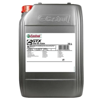 Abbildung von Castrol GTX A3/B4 10W 40 20l Motoröl 15F8FB MERCEDES BENZ: C Klasse Limousine, E T modell, VOLKSWAGEN: Golf 5 Schrägheck
