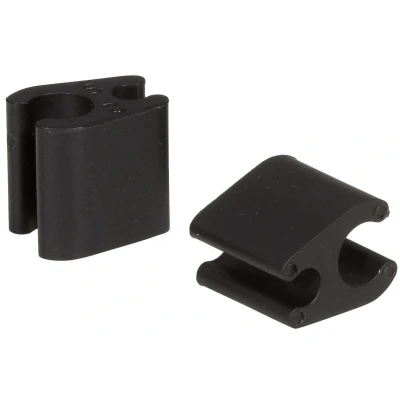 Abbildung von Kabelklemmen Elvedes Duo PVC 4,1 Mm + Schwarz (50 Stück)