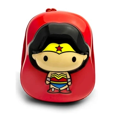 Abbildung von Ridaz Wonder Woman CAPPE Kinder Schultasche DC Justice League Reisetasche Ergonomischer Rucksack für ab 3 Jahren 7 Liter Turnbeutel mit reflektierenden Patches und Reißverschluss