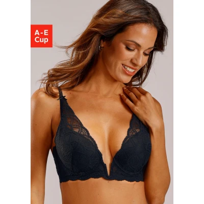 Abbildung von Lascana Triangel BH, Damen, Größe: 75C, Black