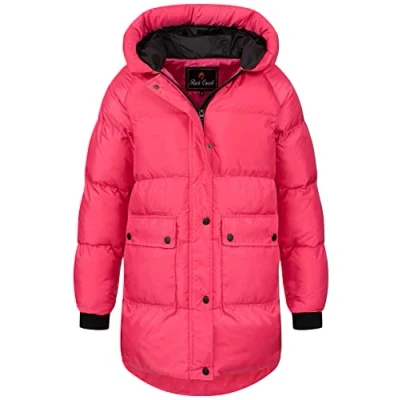Abbildung von Rock Creek Damen Steppjacke Mantel Leicht Damenjacke Frauen Jacken Stepp mit Kapuze Daunenjacke Thremojacke D 488 Rosa M