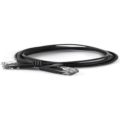 Abbildung von wantecWire Extra dünnes Patchkabel CAT.6 UTP, Länge 0.25 m, schwarz