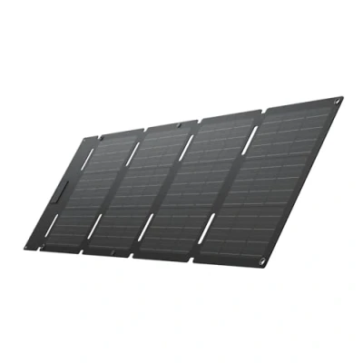 Abbildung von EF ECOFLOW 45 W Tragbares und klappbares Solarpanel, 25% hocheffiziente n Typ Solarzellen, wasser staubdicht gemäß IP65, geeignet für Camping, Rucksäcke, SUVs Minivans