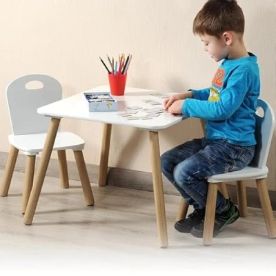 Abbildung von KESPER® Kindertisch (Kinder Sitzgruppe, 3 St), Set aus 1 Tisch und 2 Stühlen