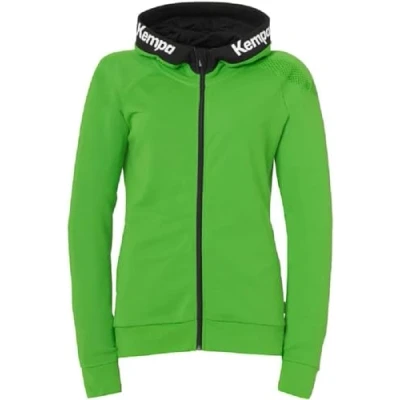 Abbildung von Kempa Core 26 Hood Jacket Women Damen Mädchen Kapuzen Jacke Trainings Sweatshirt Hoody Pullover mit Kapuze Handball Volleyball Indoor Gym Fitness, Hope Grün