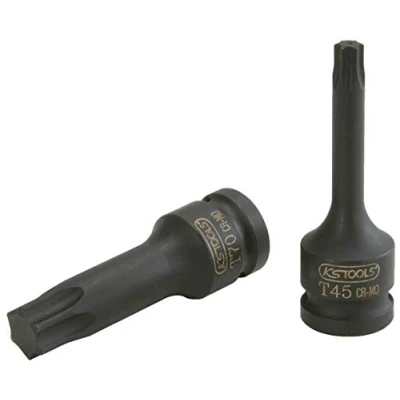 Abbildung von KS TOOLS 911.0995 Kraft Stecknuss 75 T20 12,5 (1/2&quot;) Torx