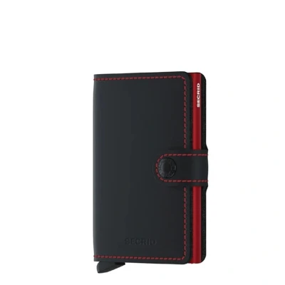 Abbildung von Secrid Miniwallet Wallet Matte black &amp; red