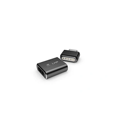 Abbildung von LMP magnetischer Sicherheitsadapter, USB C, für Ladekabel bis zu 100 W. grau Space Gray