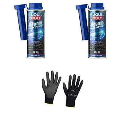 Abbildung von Iloda 2xOriginal Liqui Moly 250ml Hybride Additive Hybrid Additiv 1001 Schutzhandschuhe