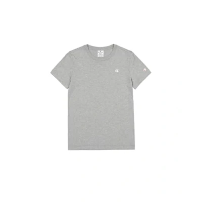 Abbildung von Champion Basic Crewneck Tshirt basic, Damen, Größe: Small, Grey