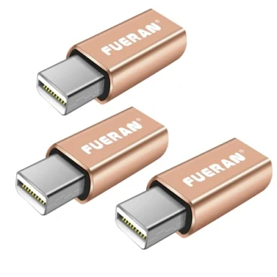 Abbildung von FUERAN Dummy Plug Headless Ghost Display Emulator Premium Aluminum PC（Fit 1920x1080 New 4RD@60Hz） (Mini DP 3P)