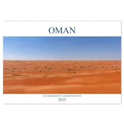 Abbildung von Oman Zauberhafte Landschaften (Wandkalender 2025 DIN A2 quer), CALVENDO Monatskalender