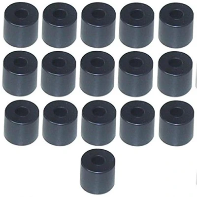 Abbildung von Adam Hall Hardware 4913 M16 AH 16er Set Gummifuß 38 x 33 mm schwarz im Beutel