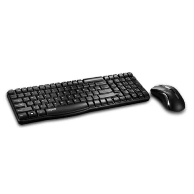 Abbildung von RAPOO RP X1800S UI B Wireless Multimedia Tastatur + Maus Schwarz (QWERTY US Layout)