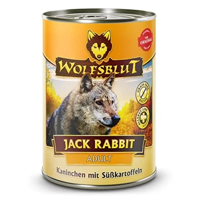 Abbildung von Wolfsblut Jack Rabbit 6 x 395 g Kaninchen Nassfutter Hundefutter Getreidefrei