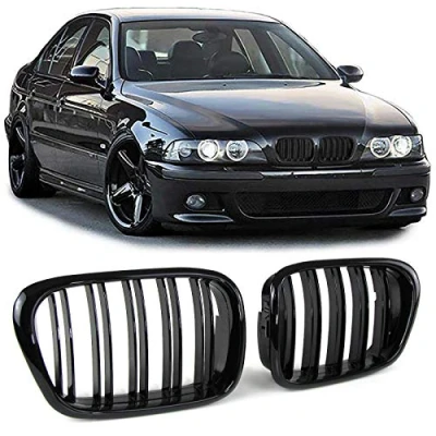 Abbildung von Sport Kühlergrill Doppelsteg Performance Glanz passend für BMW 5er E39 95 03