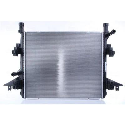 Abbildung von NISSENS 606780 Kühler, Motorkühlung Aluminium 565 486 22 Kühlrippen gelötet