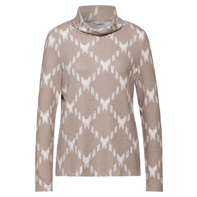 Abbildung von Street One MIT Rollkragen Strickpullover, Damen, Größe: 38, Beige