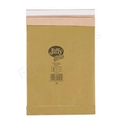 Abbildung von Jiffy Gepolsterte Versandtaschen DIN A4 (Größe 4, 225 x 483 mm), 100 Stück