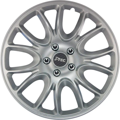 Abbildung von Satz J Tec Radzierblenden Hero 15 Zoll Silber
