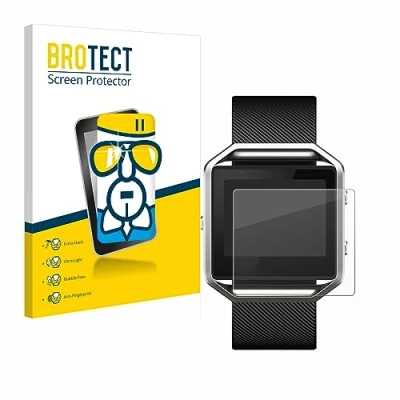 Abbildung von BROTECT Schutzglas für Fitbit Blaze Schutzfolie Panzer Folie Glas [Extrem Kratzfest 9H, Anti Fingerprint, Ultra Transparent]