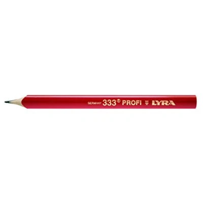 Abbildung von LYRA 333 Profi, Zimmermannstifte, oval, 24 cm, gespitzt, Mine 5 x 2 240 mm, Kartonetui, 12 Stück