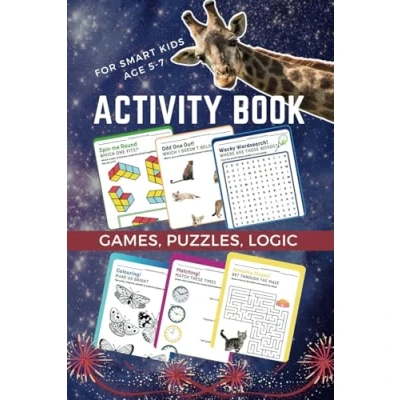 Abbildung von Activity Book of logic, puzzles, word and number games for Smart Kids age 5 7: Over 100 Activities year olds, 6 olds 7 (Activity Books Children)