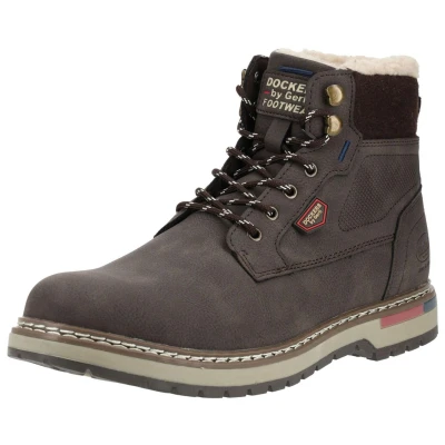 Abbildung von Dockers by Gerli Stiefelette Schnürstiefelette, Herren, Größe: 42, Dunkelbraun - Schuhe