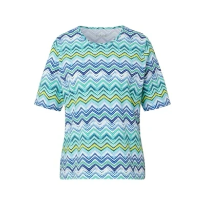 Abbildung von Rabe FLOW Motion Tshirt print, Damen, Größe: 38, Smaragd