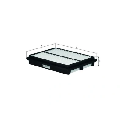 Abbildung von MAHLE ORIGINAL LX 829 Luftfilter 39,5 200 243,0 Filtereinsatz OPEL: Omega B Limousine, Caravan, DAEWOO: Nubira Kombi,