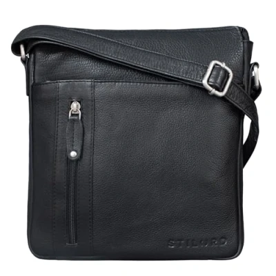 Abbildung von STILORD Schultertasche &quot;Brady&quot; Herrenhandtasche Leder Umhängetasche