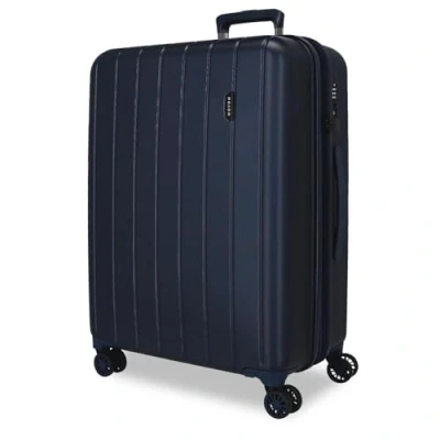 Abbildung von Movom Wood Großer Koffer Blau 52x75x33 cms Hartschalen ABS TSA Schloss 109L 4,9Kgs 4 Doppelräder Erweiterbar